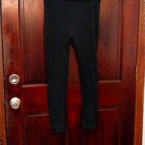 Ladies BLACK LEGGINGS, SZ MED-LARGE, NWOT